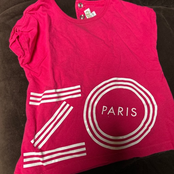 Kenzo authentic baby girl pink T shirt size 2t - Picture 1 of 2